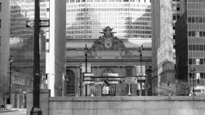 New York Train Station BW
